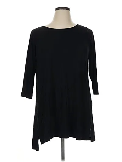 Pre-owned Joan Vass Casual Dress In Black
