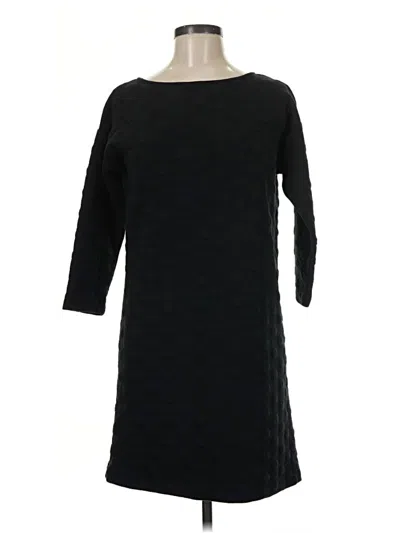Pre-owned Joan Vass Casual Dress In Black