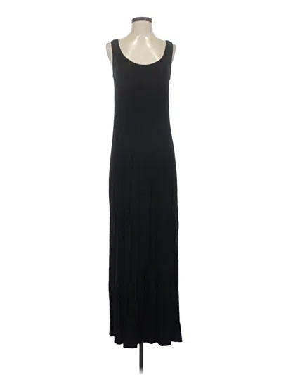 Pre-owned Joan Vass Casual Dress In Black
