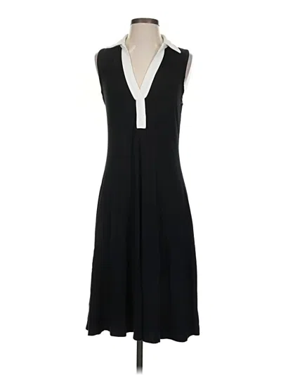 Pre-owned Joan Vass Casual Dress In Black