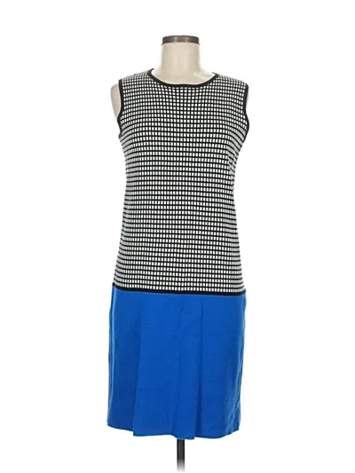 Pre-owned Joan Vass Casual Dress In Blue