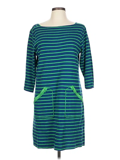 Pre-owned Joan Vass Casual Dress In Blue