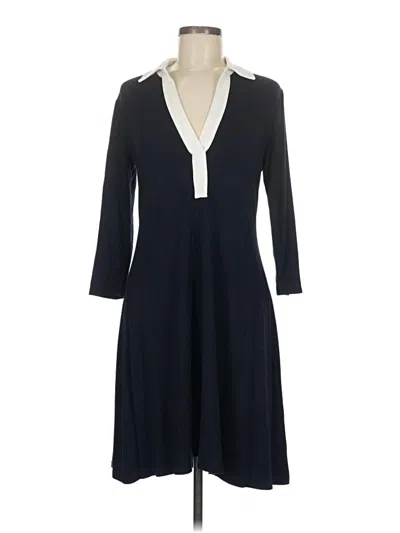 Pre-owned Joan Vass Casual Dress In Blue
