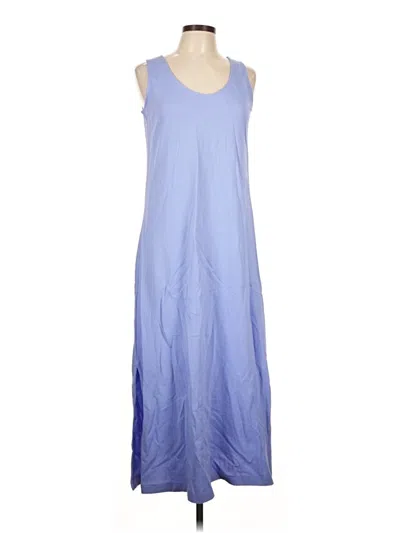 Pre-owned Joan Vass Casual Dress In Blue