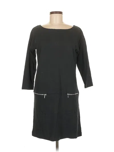 Pre-owned Joan Vass Casual Dress In Gray