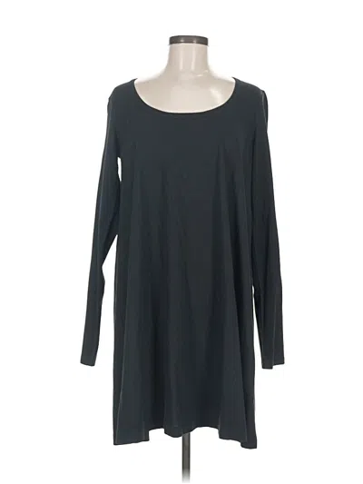 Pre-owned Joan Vass Casual Dress In Gray