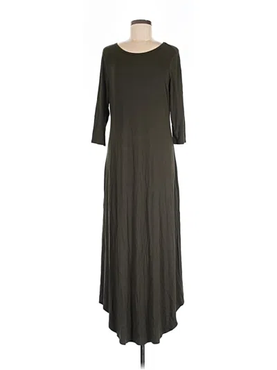 Pre-owned Joan Vass Casual Dress In Gray