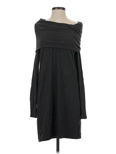Pre-owned Joan Vass Casual Dress In Gray