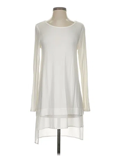 Pre-owned Joan Vass Casual Dress In Ivory