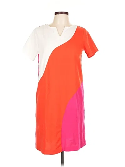 Pre-owned Joan Vass Casual Dress In Orange