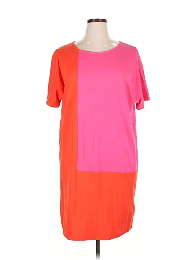 Pre-owned Joan Vass Casual Dress In Orange