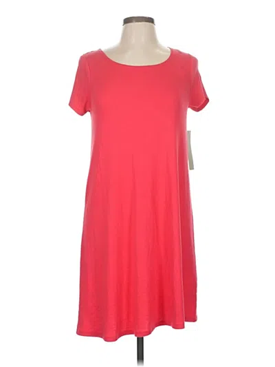 Pre-owned Joan Vass Casual Dress In Red