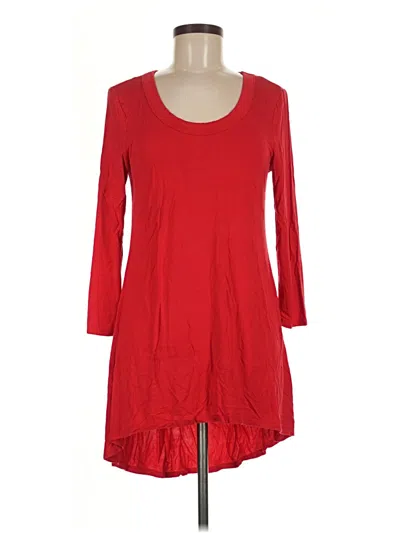 Pre-owned Joan Vass Casual Dress In Red