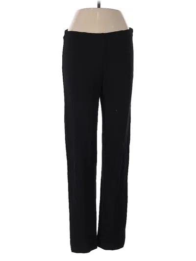 Pre-owned Joan Vass Casual Pants In Black