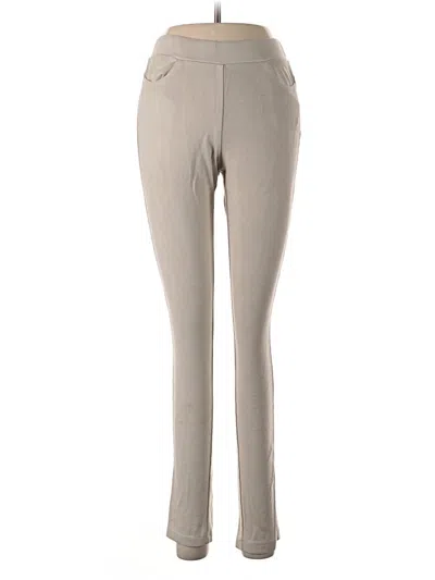 Pre-owned Joan Vass Casual Pants In Gray