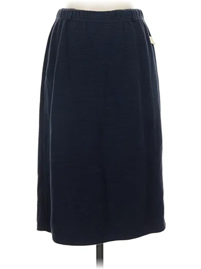 Pre-owned Joan Vass Casual Skirt In Blue