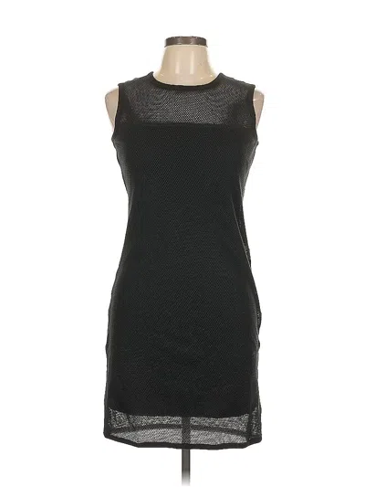 Pre-owned Joan Vass Cocktail Dress In Black