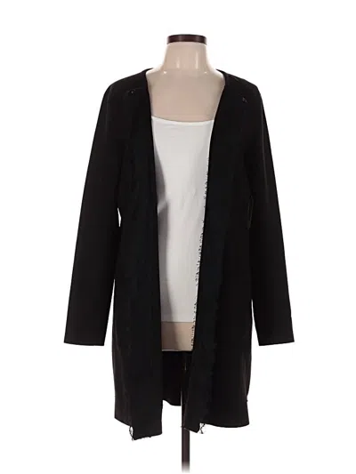 Pre-owned Joan Vass New York Cardigan Sweater In Black