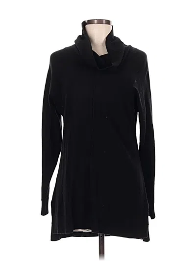 Pre-owned Joan Vass New York Cardigan Sweater In Black