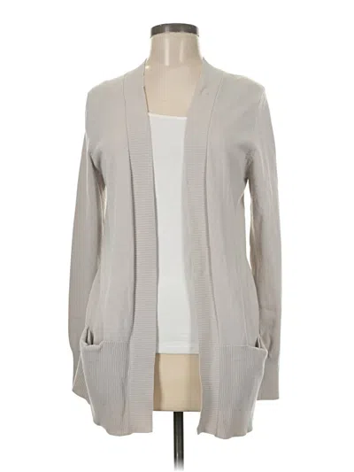 Pre-owned Joan Vass New York Cardigan Sweater In Gray