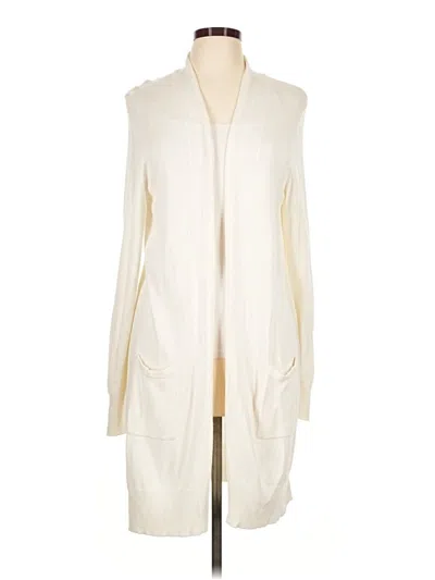 Pre-owned Joan Vass New York Cardigan Sweater In Ivory