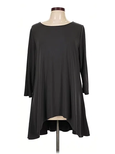 Pre-owned Joan Vass New York Casual Dress In Gray