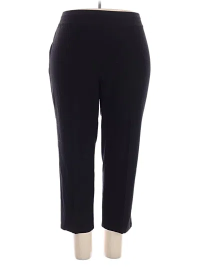Pre-owned Joan Vass New York Casual Pants In Black