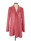 Joan Vass New York Coat In Pink