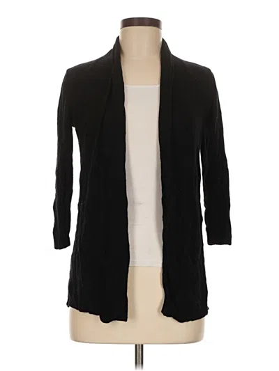 Pre-owned Joan Vass New York Kimono In Black
