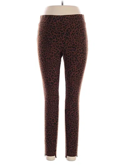 Pre-owned Joan Vass New York Leggings In Brown