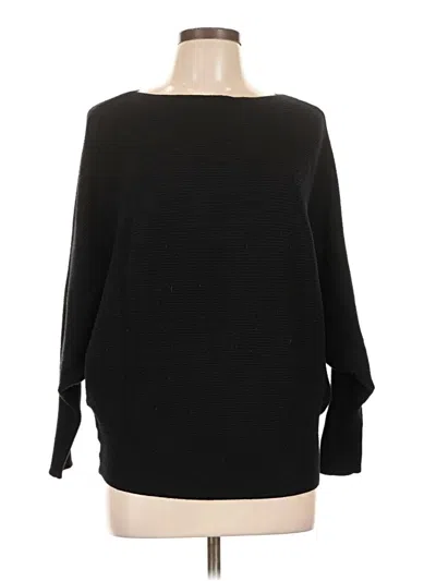 Pre-owned Joan Vass New York Pullover Sweater In Black