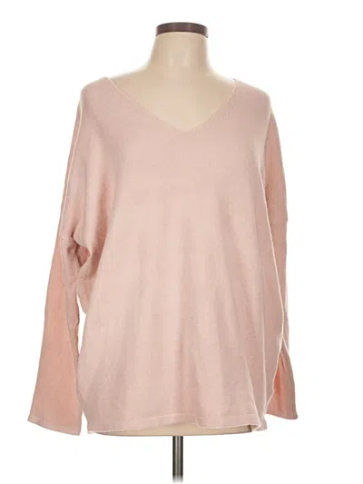 Pre-owned Joan Vass New York Pullover Sweater In Pink