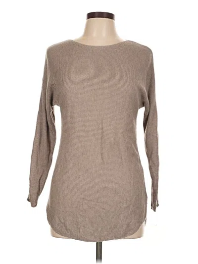 Pre-owned Joan Vass New York Pullover Sweater In Tan