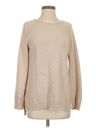 Pre-owned Joan Vass New York Pullover Sweater In Tan