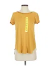 Joan Vass New York Short Sleeve T-shirt In Yellow