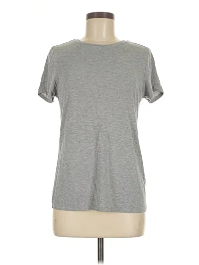 Pre-owned Joan Vass New York Short Sleeve T-shirt In Gray