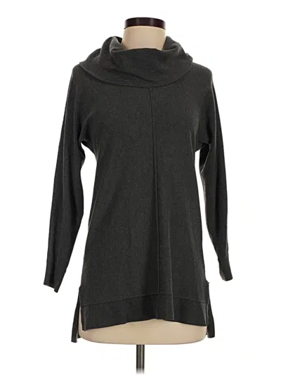 Pre-owned Joan Vass New York Turtleneck Sweater In Gray