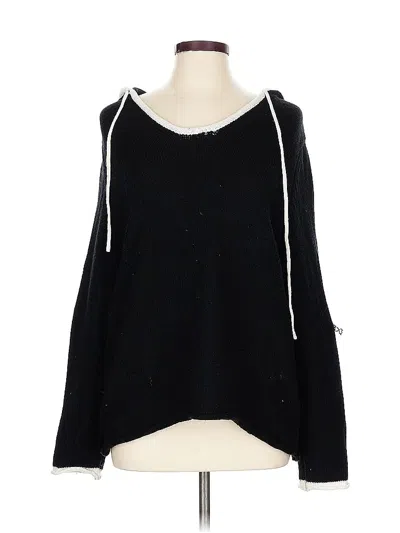 Pre-owned Joan Vass Pullover Sweater In Black