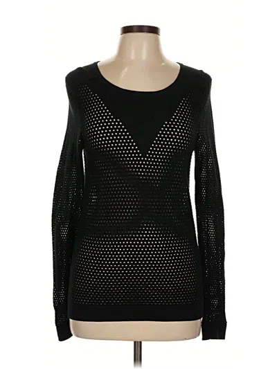 Pre-owned Joan Vass Pullover Sweater In Black