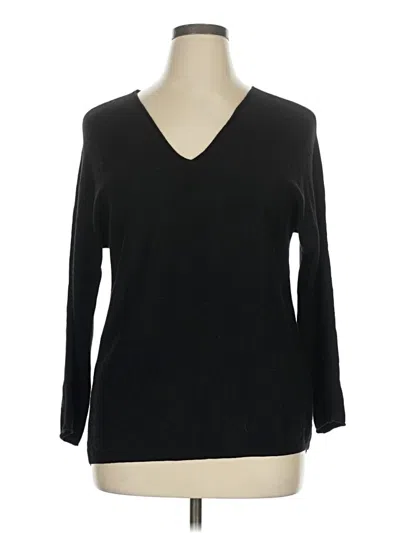 Pre-owned Joan Vass Pullover Sweater In Black