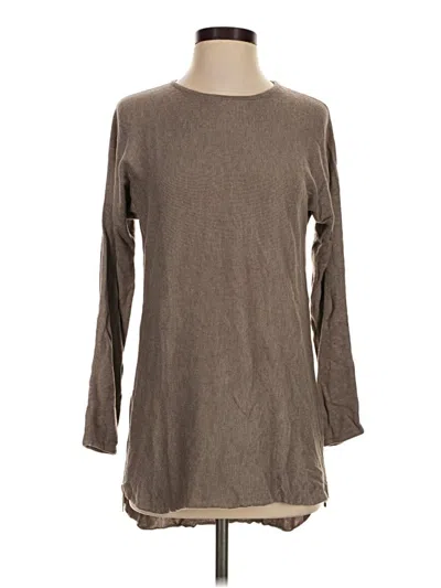 Pre-owned Joan Vass Pullover Sweater In Brown