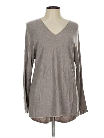 Pre-owned Joan Vass Pullover Sweater In Gray