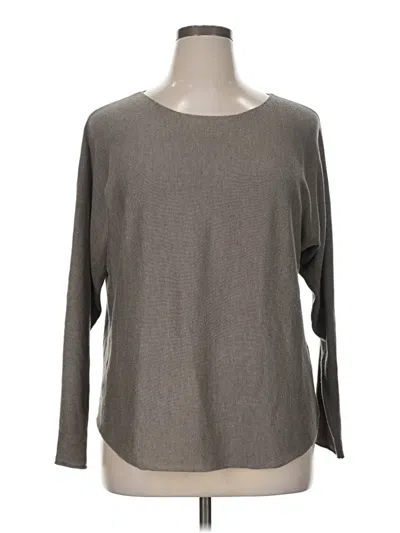 Pre-owned Joan Vass Pullover Sweater In Gray