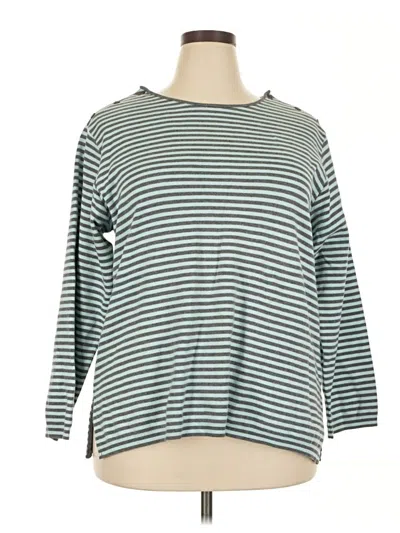 Pre-owned Joan Vass Pullover Sweater In Teal