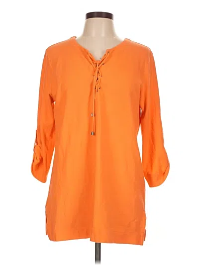 Pre-owned Joan Vass Sweatshirt In Orange