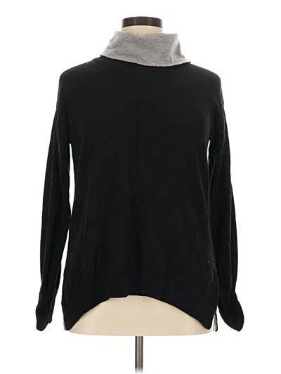 Pre-owned Joan Vass Turtleneck Sweater In Black