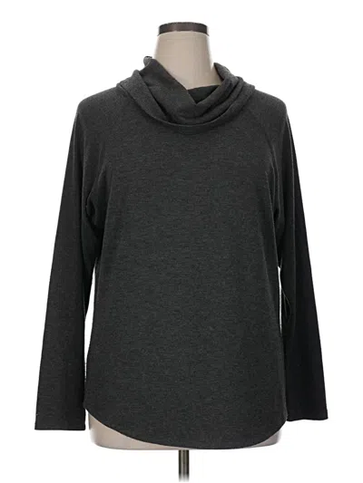 Pre-owned Joan Vass Turtleneck Sweater In Gray