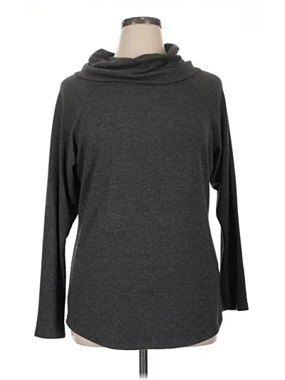 Pre-owned Joan Vass Turtleneck Sweater In Gray