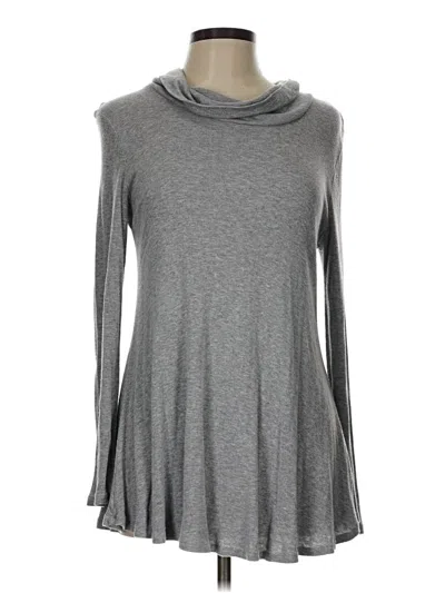 Pre-owned Joan Vass Turtleneck Sweater In Gray