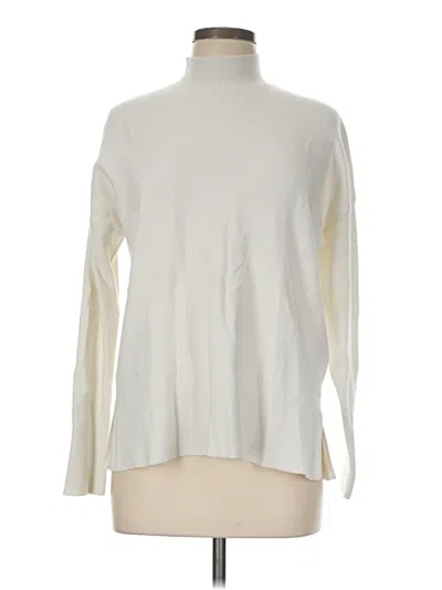 Pre-owned Joan Vass Turtleneck Sweater In Ivory